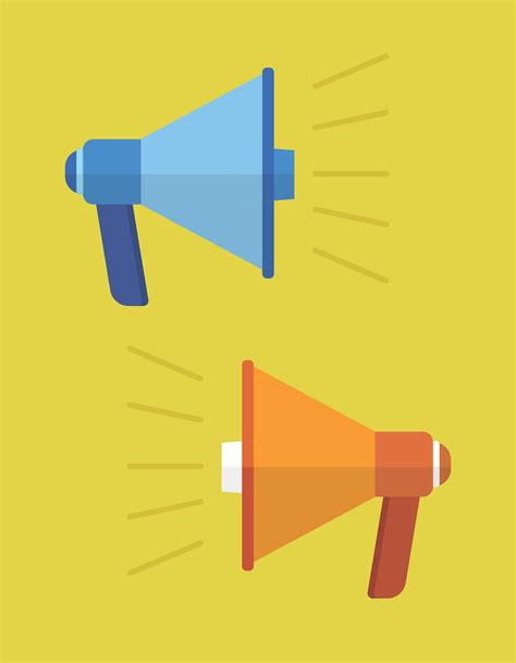 200 Megaphone Illustrations and Drawings .